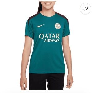 Youth Nike Teal Paris Saint-Germain 2024/25 Strike Training Top
